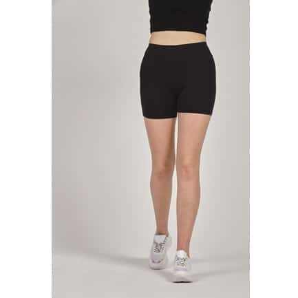 Kadın Şort Boy Silm Fit Sporcu Kısa Likralı Tayt - 4032