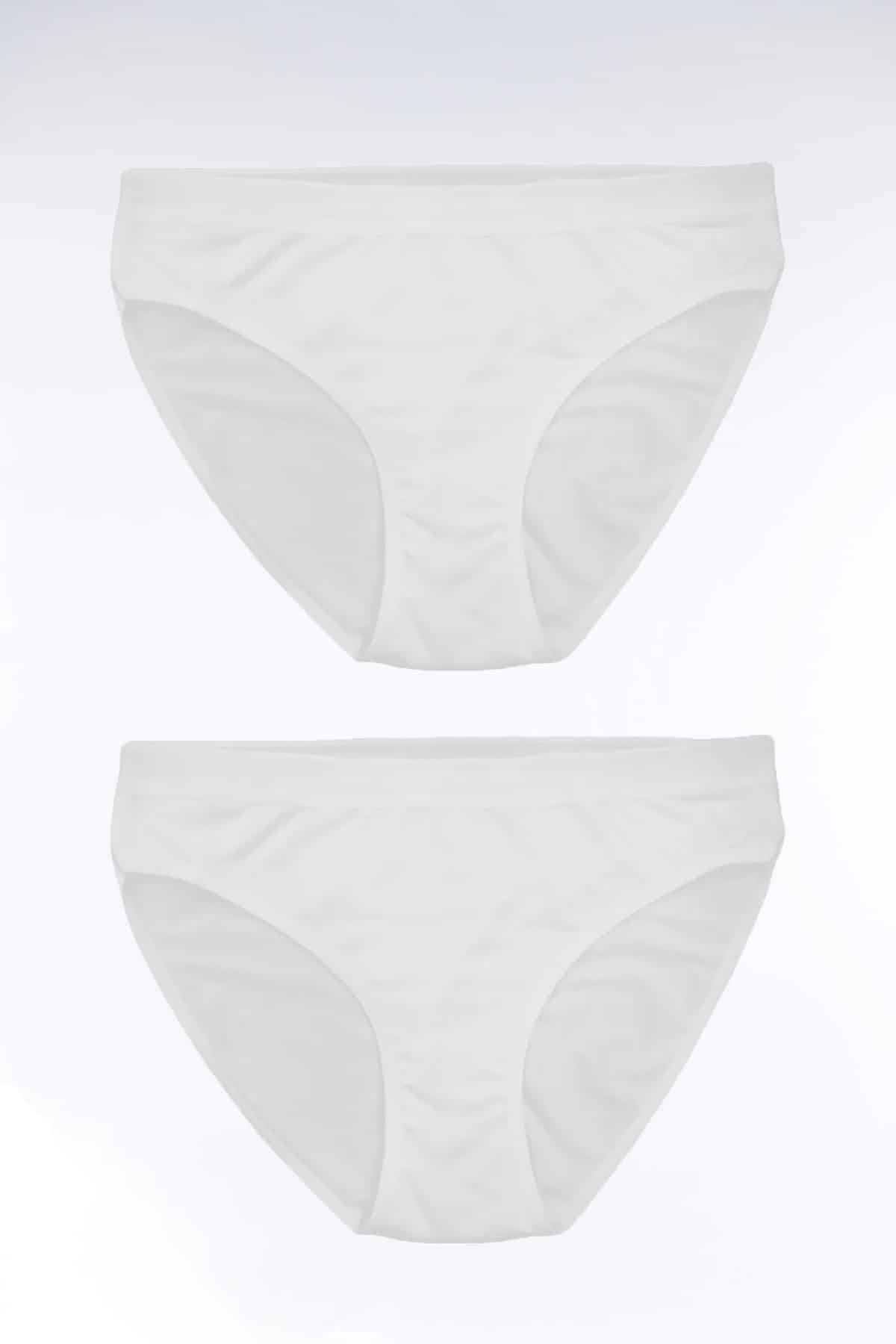 Kadın Modal Klasi̇k Bi̇ki̇ni̇ Li̇kralı Slip 2'Li -3023-(3030) - Görsel 6