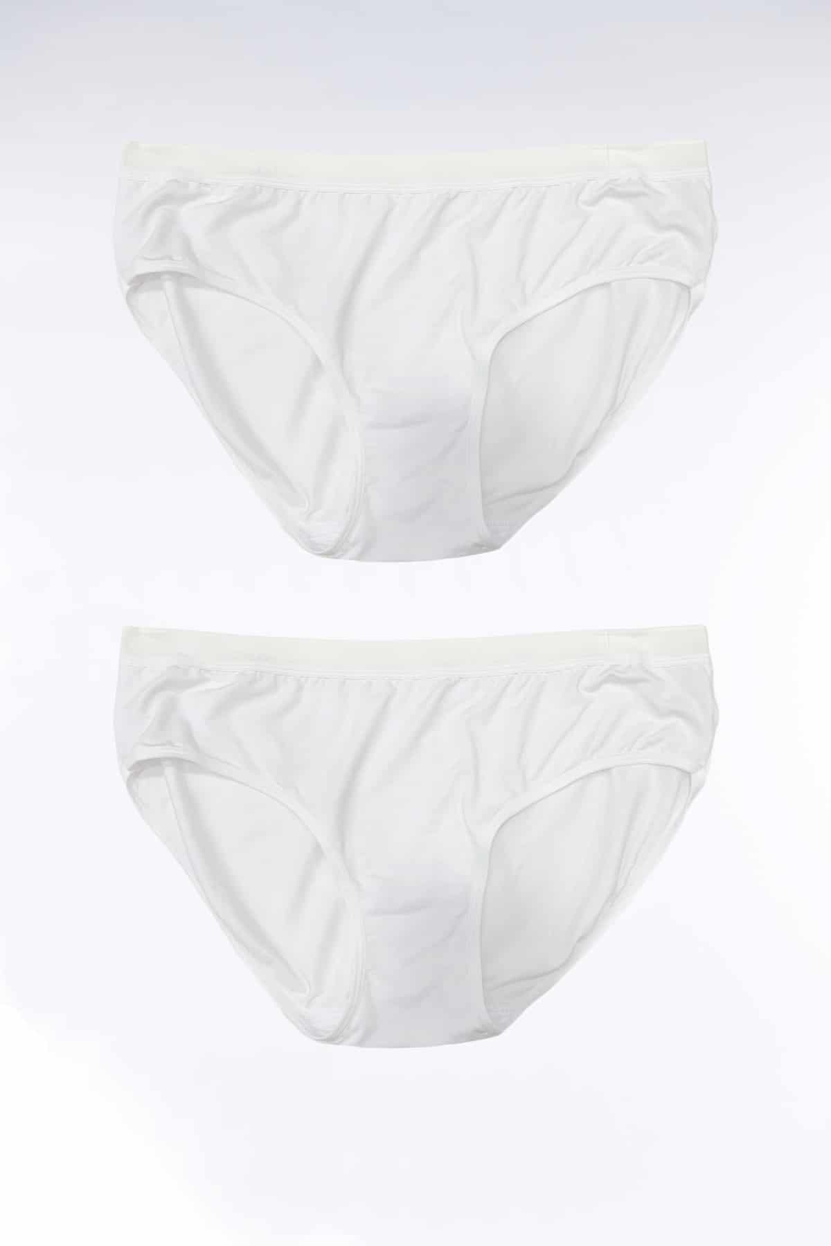 Kadın Modal Normal Bel Bikini Likralı Slip 2'Li - 3024 - Görsel 6