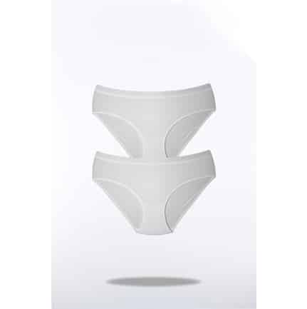 Kadın Modal Normal Bel Bikini Likralı Slip 2'Li - 3024