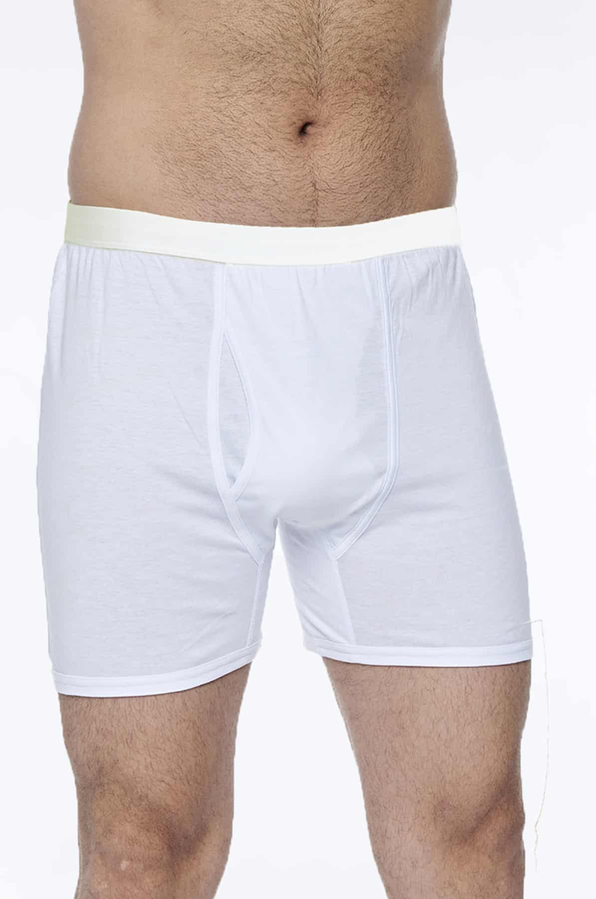Erkek Bambu Pamuk ince kemer lastikli Klasik Kısa Paçalı Boxer -446 - Görsel 3