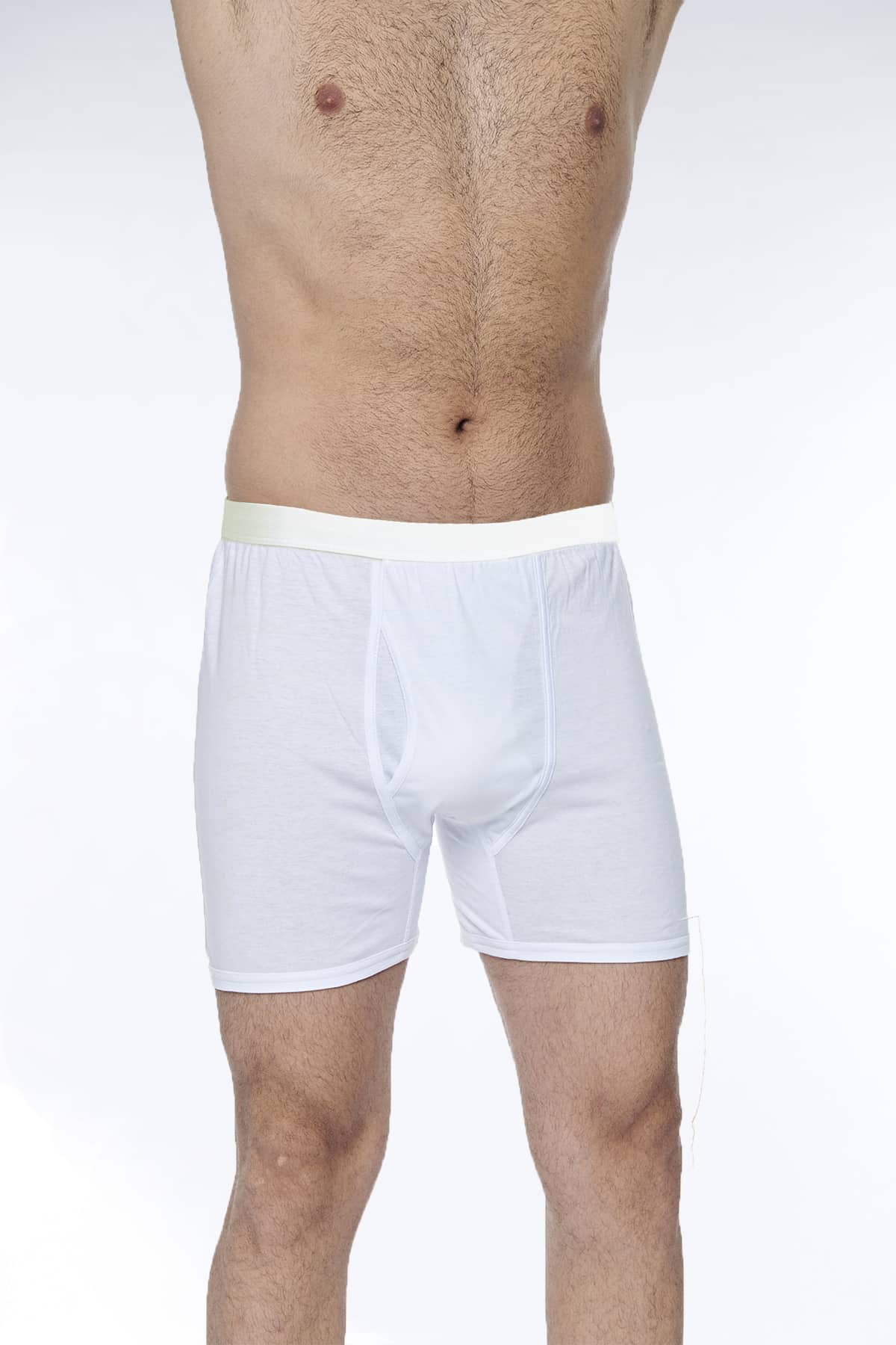 Erkek Bambu Pamuk ince kemer lastikli Klasik Kısa Paçalı Boxer -446 - Görsel 2