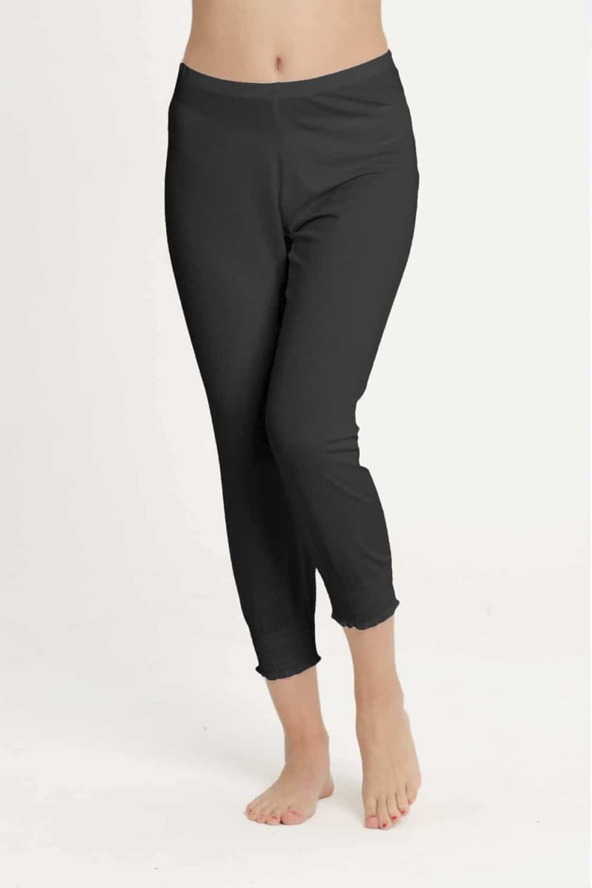 Kadın Viskon Kapri̇ Boy Paçalı Alt - 3940 - Görsel 5